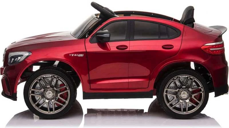 Toycars Elektrinis važiuoklės automobilis, Mercedes-Benz GLC 63, 115x70x55 cm, Raudonas