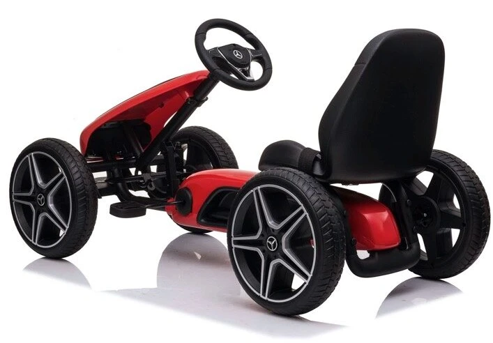 Toycars Go-Kart, MERCEDES Go-Kart, 112x58x62 cm, Raudonas