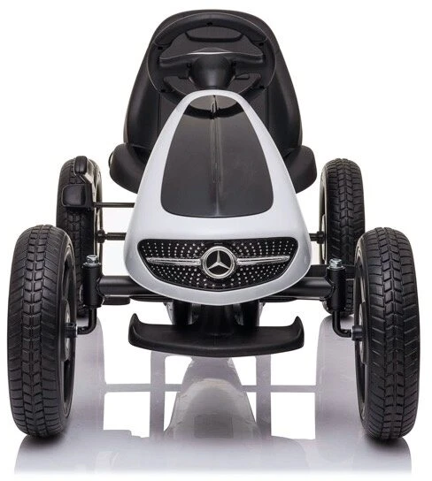 Toycars Go-Kart, MERCEDES Go-Kart, 112x58x62 cm, Baltas