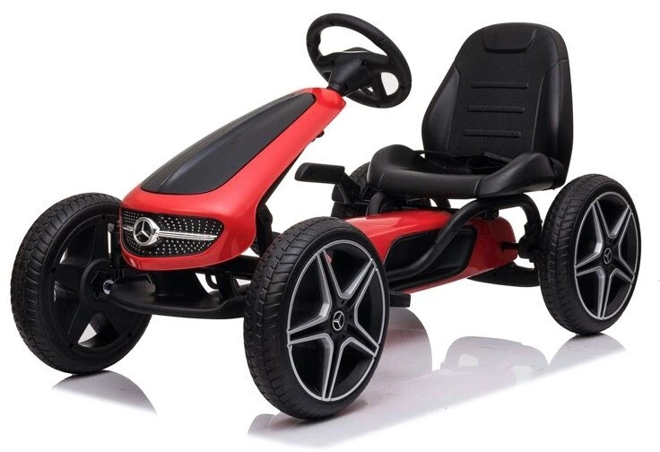 Toycars Go-Kart, MERCEDES Go-Kart, 112x58x62 cm, Raudonas