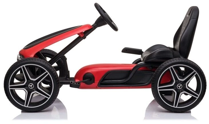 Toycars Go-Kart, MERCEDES Go-Kart, 112x58x62 cm, Raudonas