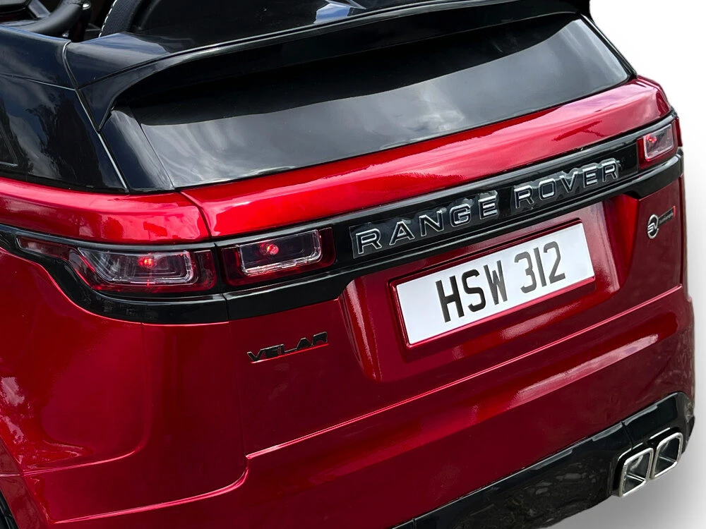 Toycars SUV vaikų automobilis, Range Rover Velar, 122x60x49 cm, Raudona