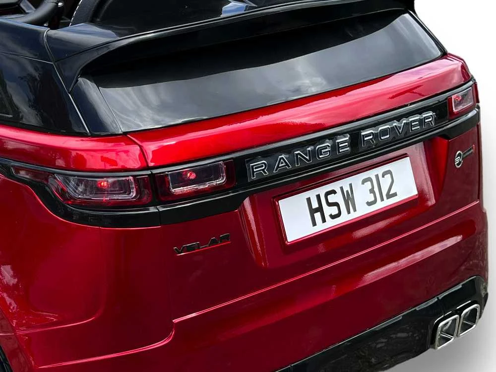 Toycars SUV vaikų automobilis, Range Rover Velar, 122x60x49 cm, Raudona