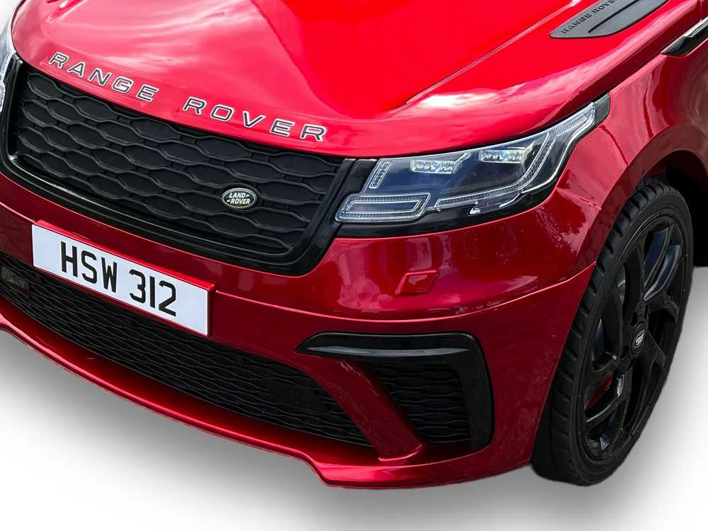 Toycars SUV vaikų automobilis, Range Rover Velar, 122x60x49 cm, Raudona