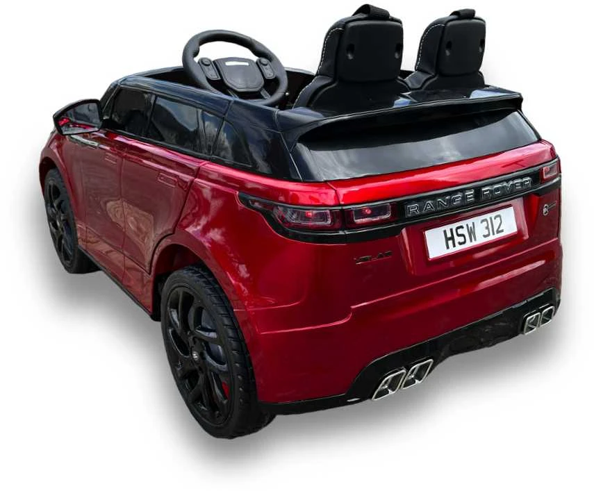 Toycars SUV vaikų automobilis, Range Rover Velar, 122x60x49 cm, Raudona