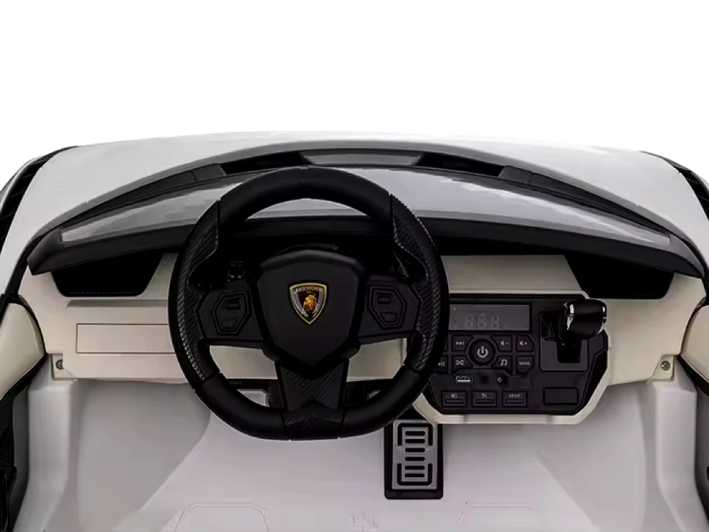 Toycars Vaikiškas automobilis, Lamborghini Sian, 140x81x47 cm, Balta