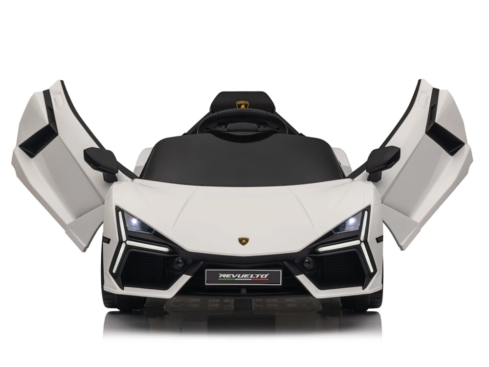 Toycars Vaikiškas automobilis, Lamborghini Revuelto, 105x60x40 cm, Balta