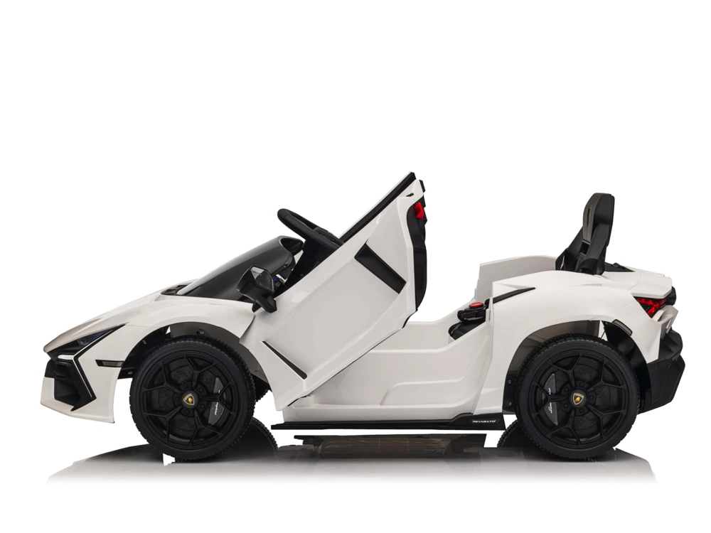 Toycars Vaikiškas automobilis, Lamborghini Revuelto, 105x60x40 cm, Balta