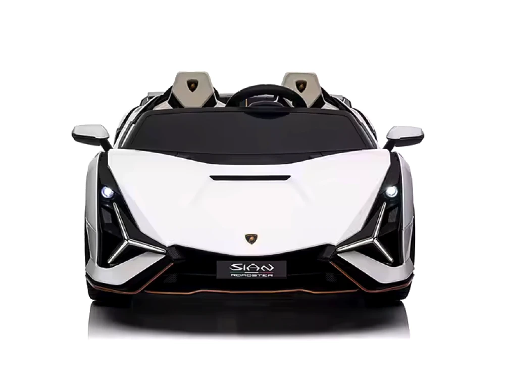 Toycars Vaikiškas automobilis, Lamborghini Sian, 140x81x47 cm, Balta