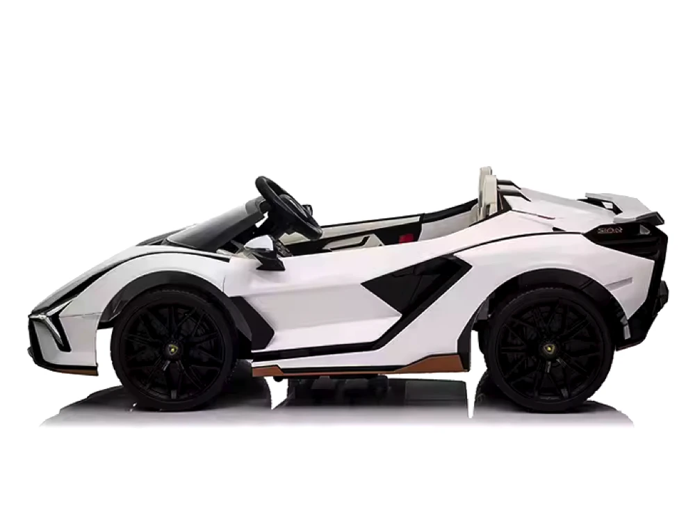 Toycars Vaikiškas automobilis, Lamborghini Sian, 140x81x47 cm, Balta
