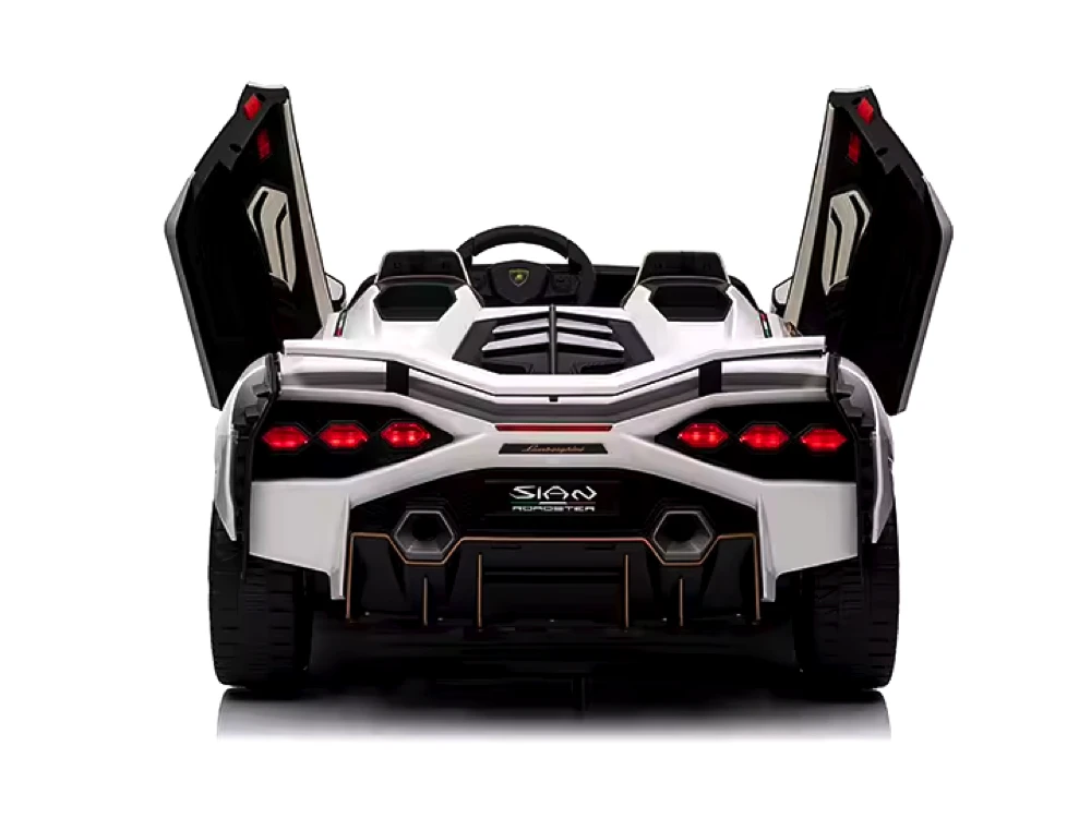 Toycars Vaikiškas automobilis, Lamborghini Sian, 140x81x47 cm, Balta