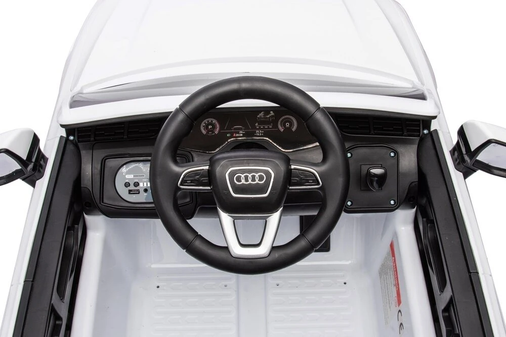 Toycars Vaikų Akumuliatorinė Mašina, Audi Q7, 119x66x58 cm, Balta