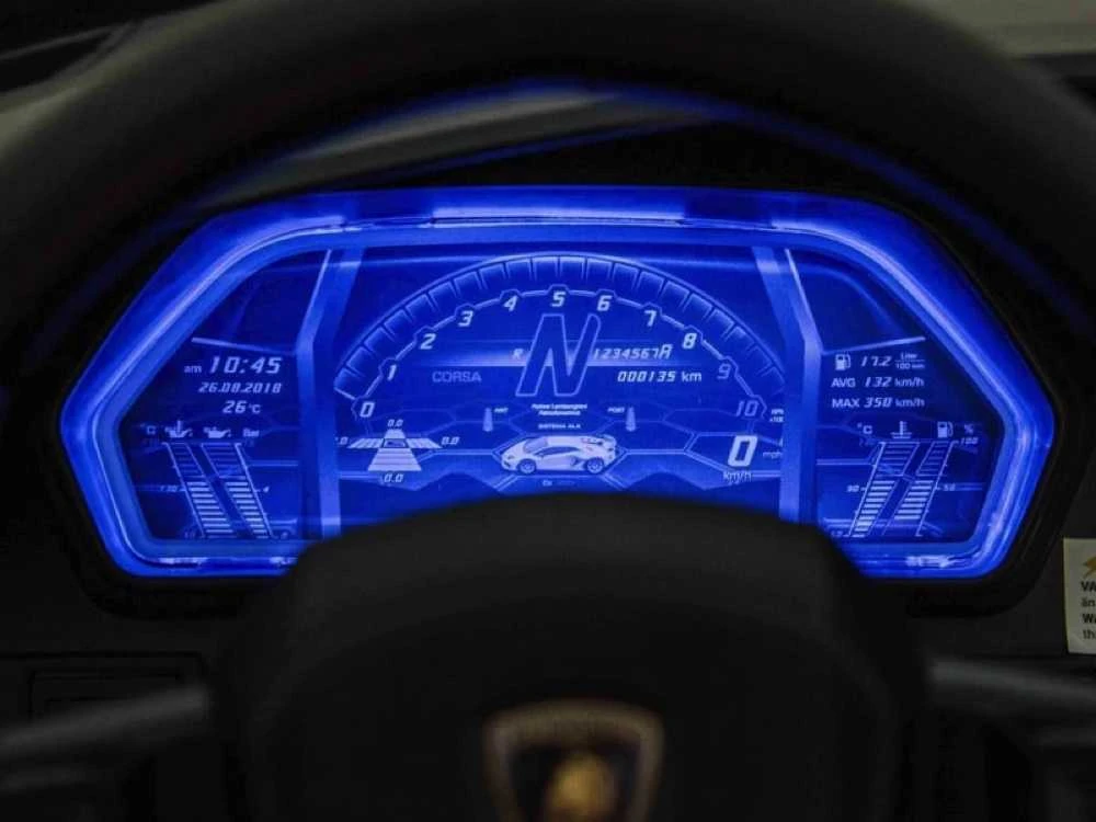 Toycars Vaikų akumuliatorinė mašina, Lamborghini Aventador, 2 asmenys