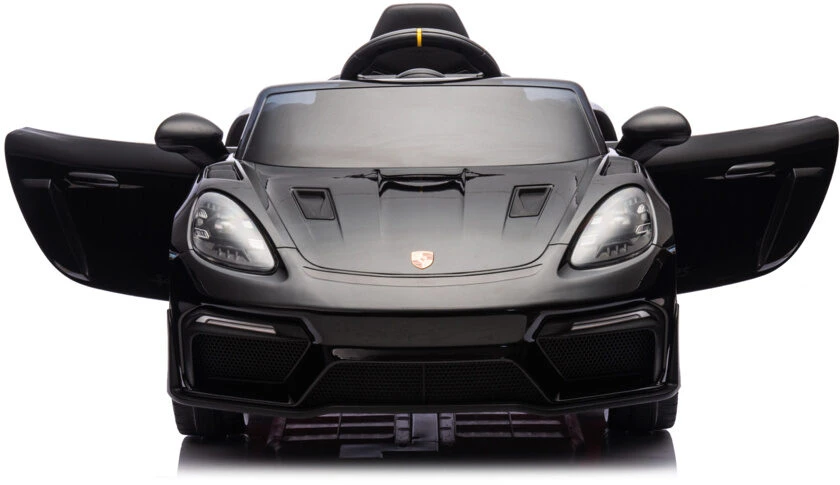 Toycars Vaikų akumuliatorinė mašina, Porsche Spyder RS, 108x60x43 cm, Juoda