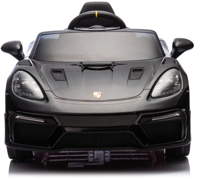 Toycars Vaikų akumuliatorinė mašina, Porsche Spyder RS, 108x60x43 cm, Juoda