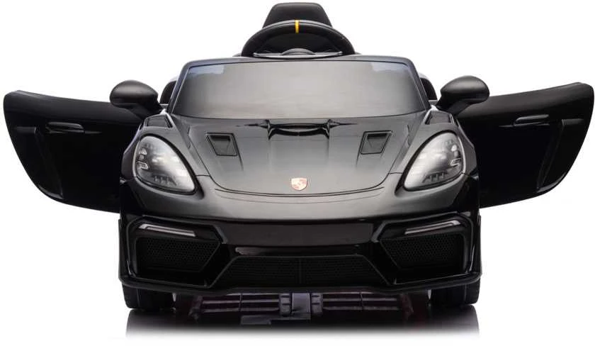 Toycars Vaikų akumuliatorinė mašina, Porsche Spyder RS, 108x60x43 cm, Juoda