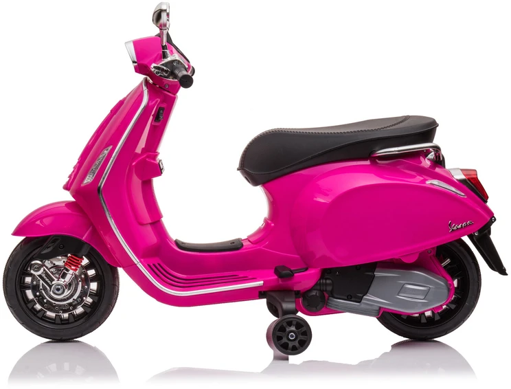 Toycars Vaikų akumuliatorinis skūteris, Vespa Sprint, Juoda