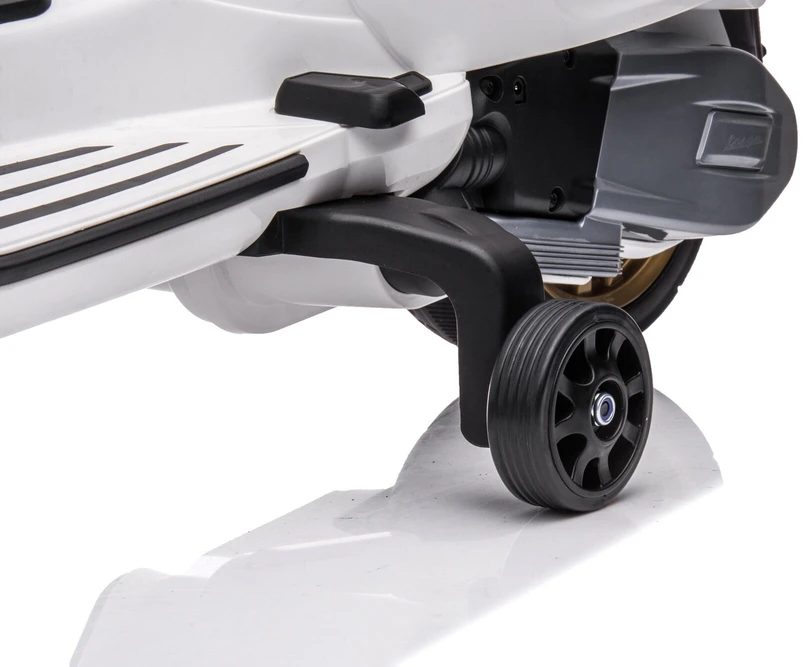 Toycars Vaikų akumuliatorinis skūteris, Vespa Sprint, 102x50x75 cm, Balta