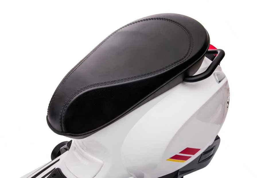 Toycars Vaikų akumuliatorinis skūteris, Vespa Sprint, 102x50x75 cm, Balta