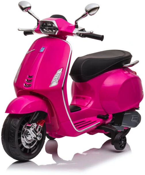 Toycars Vaikų akumuliatorinis skūteris, Vespa Sprint, Juoda