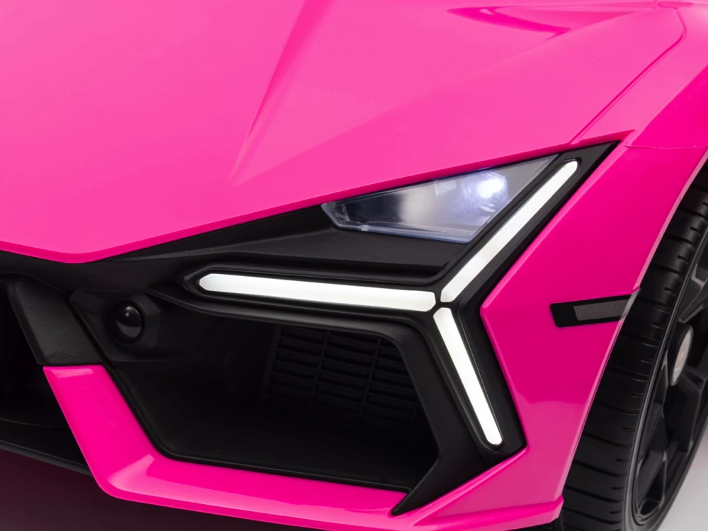 Toycars Vaikų automobilis, Lamborghini Revuelto, 105x60x40 cm, Rožinė