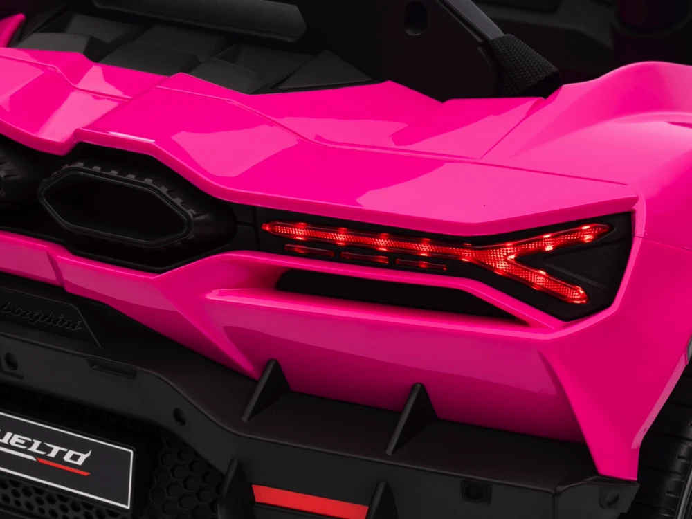 Toycars Vaikų automobilis, Lamborghini Revuelto, 105x60x40 cm, Rožinė