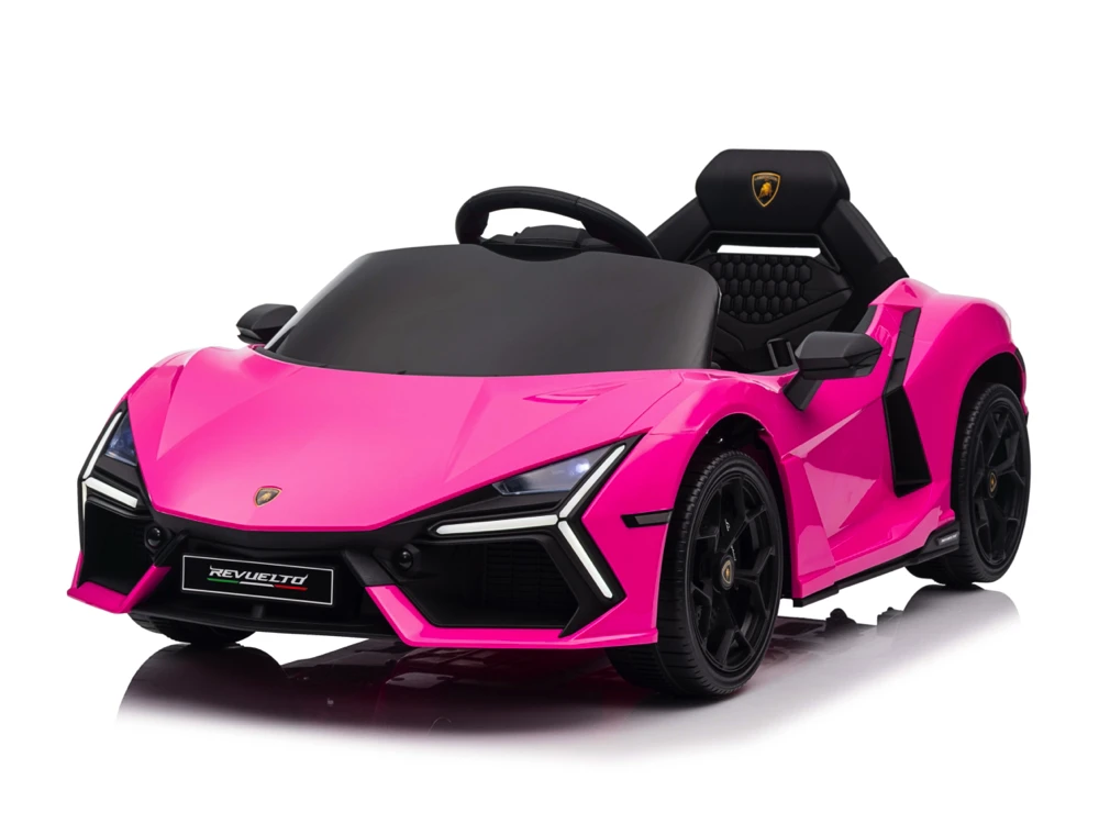 Toycars Vaikų automobilis, Lamborghini Revuelto, 105x60x40 cm, Rožinė