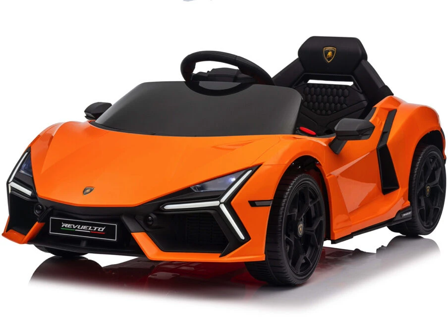 Toycars Vaikų automobilis, Lamborghini Revuelto, 105x60x40 cm, Oranžinė