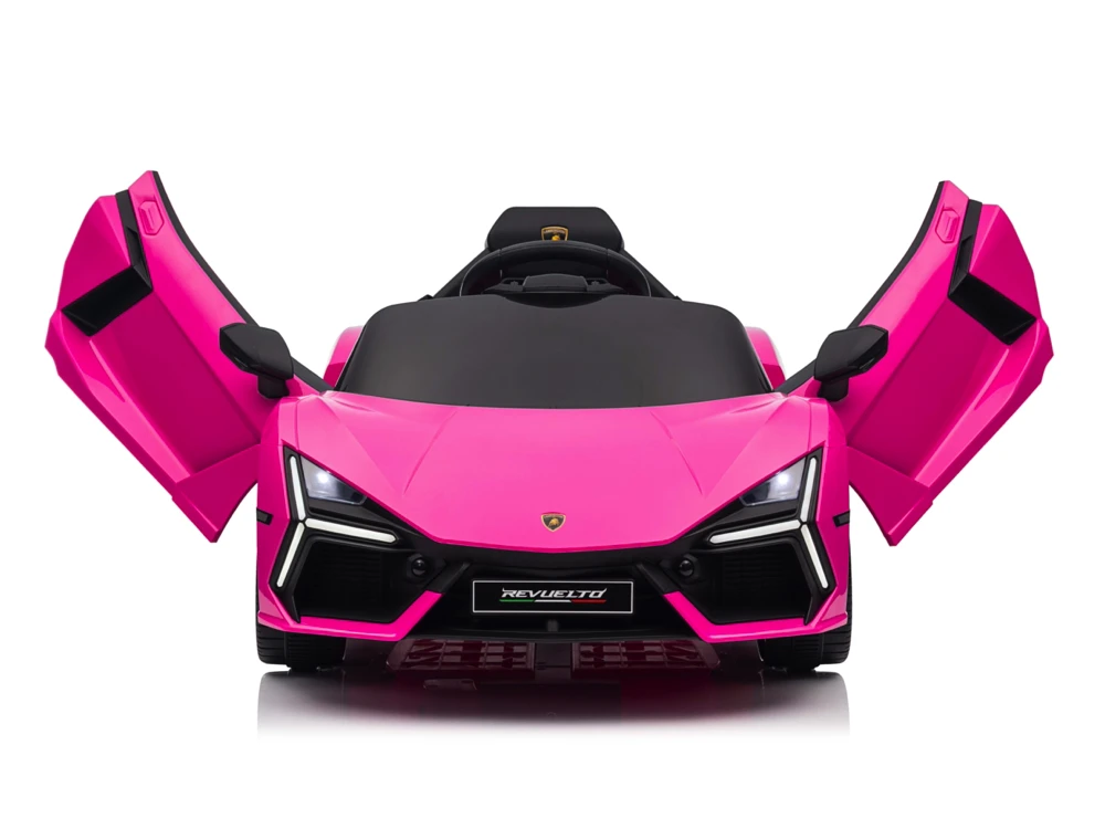 Toycars Vaikų automobilis, Lamborghini Revuelto, 105x60x40 cm, Rožinė
