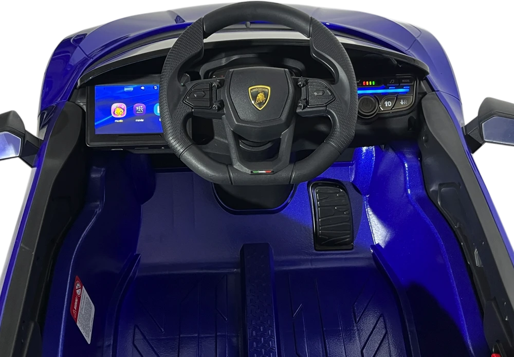 Toycars Vaikų automobilis, Lamborghini Revuelto, 105x60x40 cm, Oranžinė