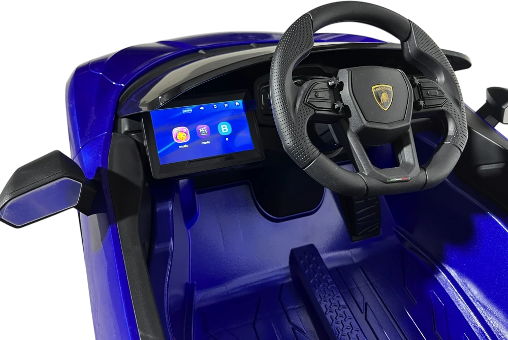 Toycars Vaikų automobilis, Lamborghini Revuelto, 105x60x40 cm, Oranžinė