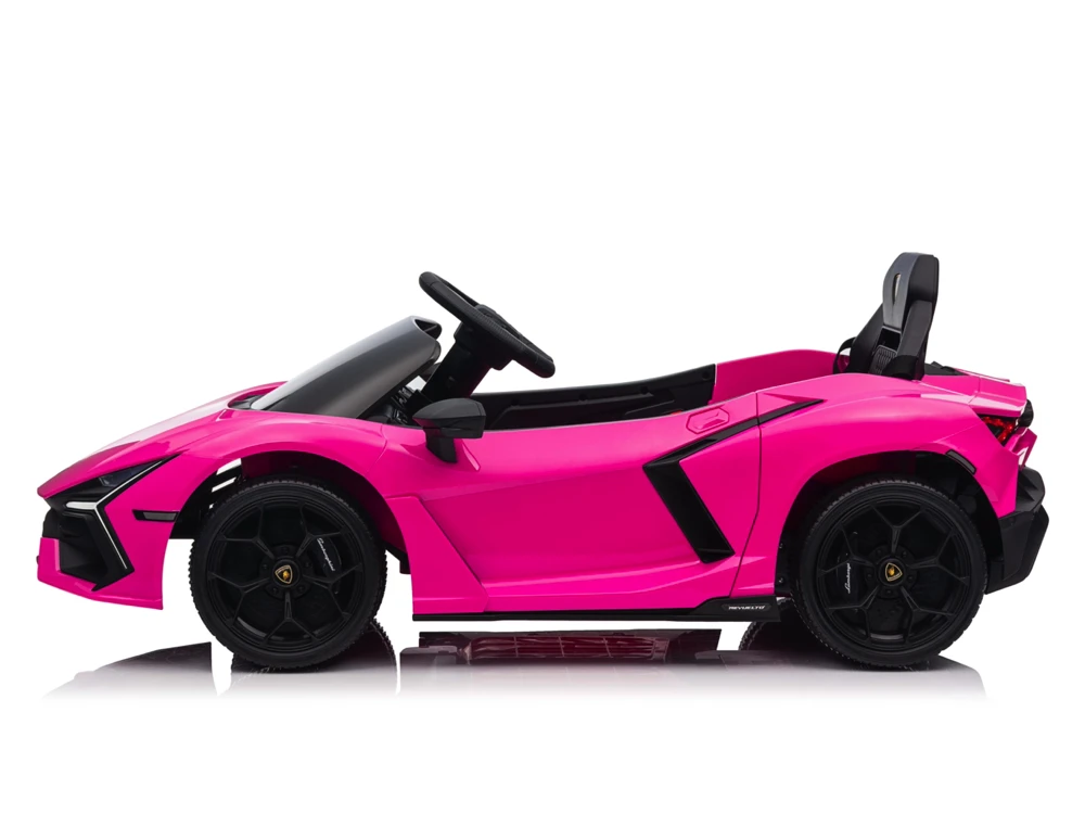 Toycars Vaikų automobilis, Lamborghini Revuelto, 105x60x40 cm, Rožinė