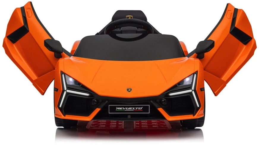 Toycars Vaikų automobilis, Lamborghini Revuelto, 105x60x40 cm, Oranžinė