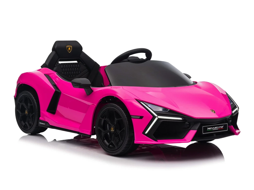 Toycars Vaikų automobilis, Lamborghini Revuelto, 105x60x40 cm, Rožinė