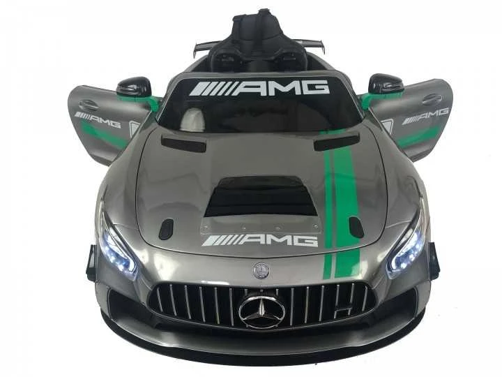 Toycars Vaikų automobilis, Mercedes-Benz GT4 AMG, 116x58x46 cm, Pilka