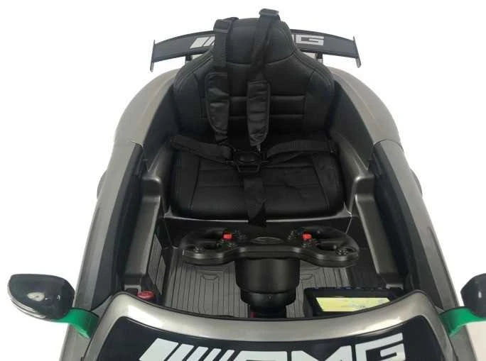 Toycars Vaikų automobilis, Mercedes-Benz GT4 AMG, 116x58x46 cm, Pilka