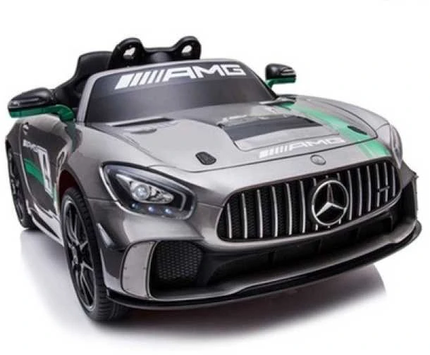 Toycars Vaikų automobilis, Mercedes-Benz GT4 AMG, 116x58x46 cm, Pilka