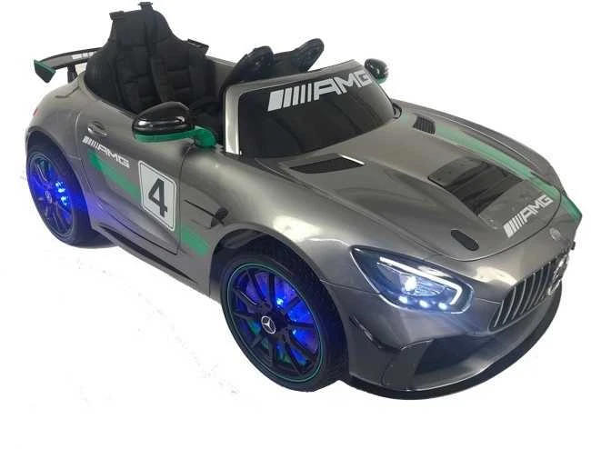 Toycars Vaikų automobilis, Mercedes-Benz GT4 AMG, 116x58x46 cm, Pilka