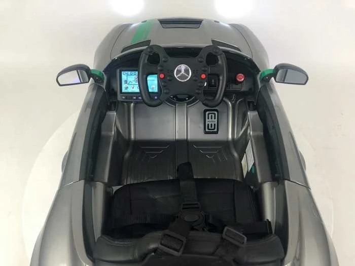 Toycars Vaikų automobilis, Mercedes-Benz GT4 AMG, 116x58x46 cm, Pilka