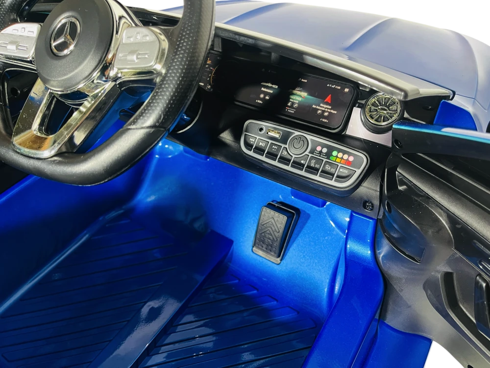 Toycars Vaikų automobilis, Mercedes CLA 45 S AMG, 110x61x45 cm, Mėlyna