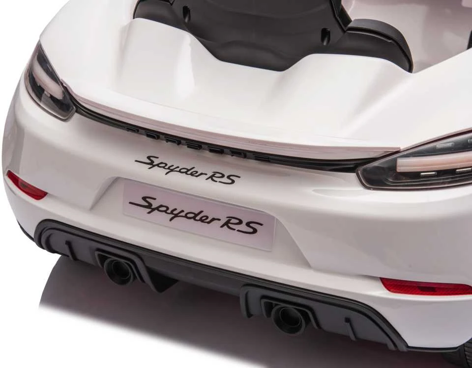 Toycars Vaikų Baterijomis Varomas Automobilis, Porsche Spyder RS, 108x60x43 cm, Baltas