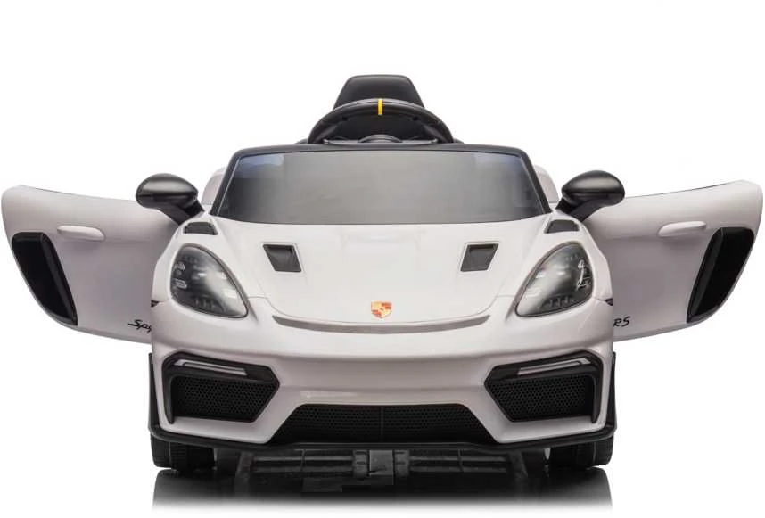 Toycars Vaikų Baterijomis Varomas Automobilis, Porsche Spyder RS, 108x60x43 cm, Baltas