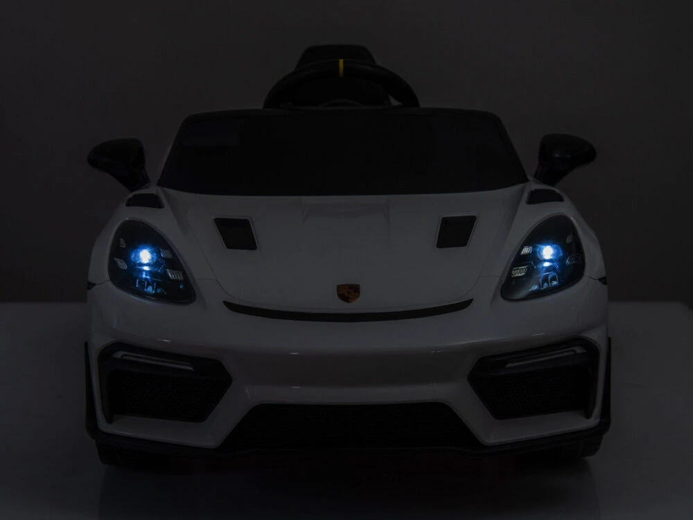 Toycars Vaikų Baterijomis Varomas Automobilis, Porsche Spyder RS, 108x60x43 cm, Baltas