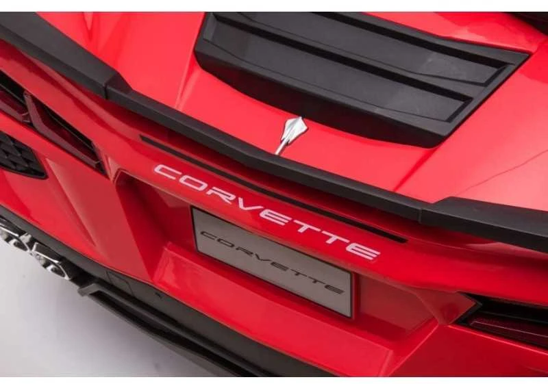 Toycars Vaikų Baterijomis Varomas Automobilis, Corvette Stingray, 128x71x51 cm, Raudonas