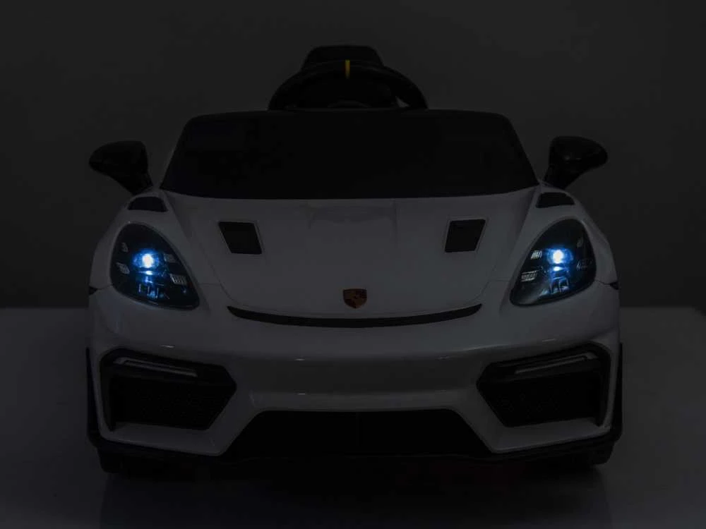 Toycars Vaikų Baterijomis Varomas Automobilis, Porsche Spyder RS, 108x60x43 cm, Baltas