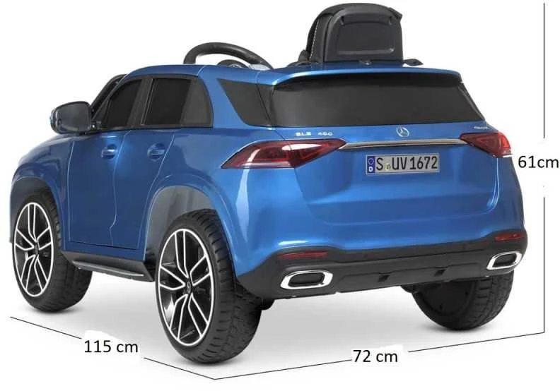 Toycars Vaikų Baterijomis Varomas Automobilis, Mercedes-Benz GLE 450, 115x70x58 cm, Mėlynas