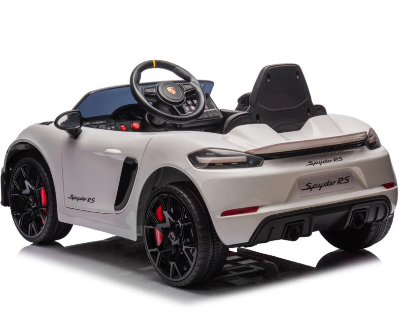 Toycars Vaikų Baterijomis Varomas Automobilis, Porsche Spyder RS, 108x60x43 cm, Baltas