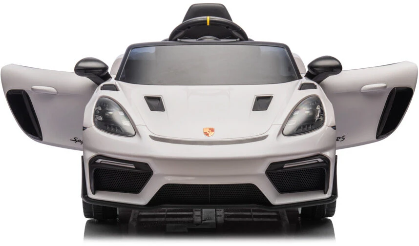 Toycars Vaikų Baterijomis Varomas Automobilis, Porsche Spyder RS, 108x60x43 cm, Baltas