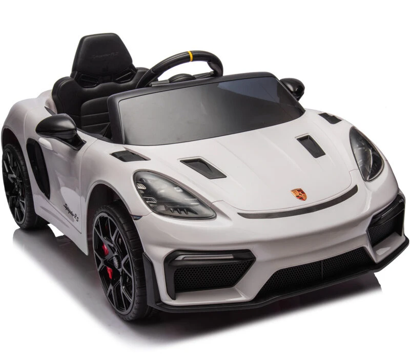 Toycars Vaikų Baterijomis Varomas Automobilis, Porsche Spyder RS, 108x60x43 cm, Baltas
