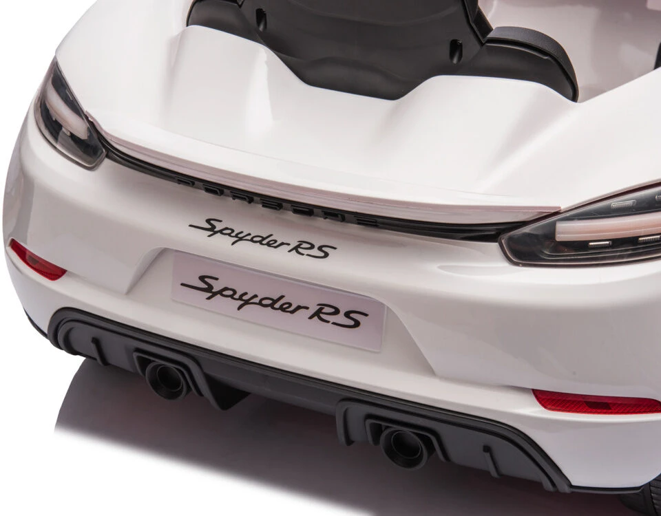 Toycars Vaikų Baterijomis Varomas Automobilis, Porsche Spyder RS, 108x60x43 cm, Baltas